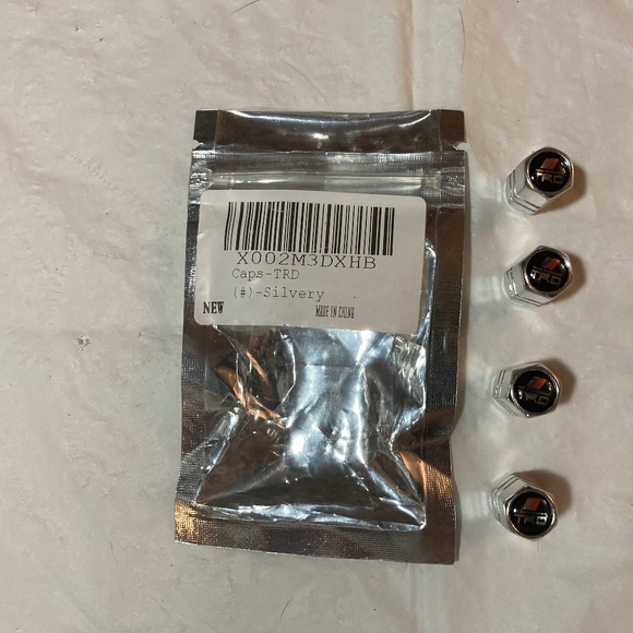 Other - Silver Toyota TRD Valve Stem Covers